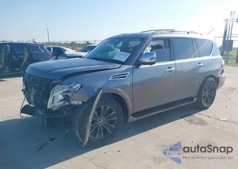 2019 Nissan Armada Platinum из США, поврежденный, VIN JN8AY2NF9K9350266